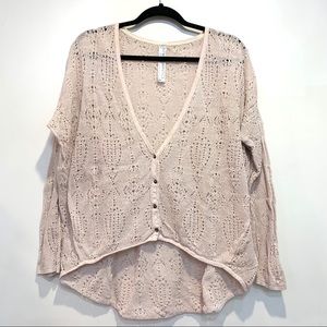 Free People New Romantics Flowy Cardigan